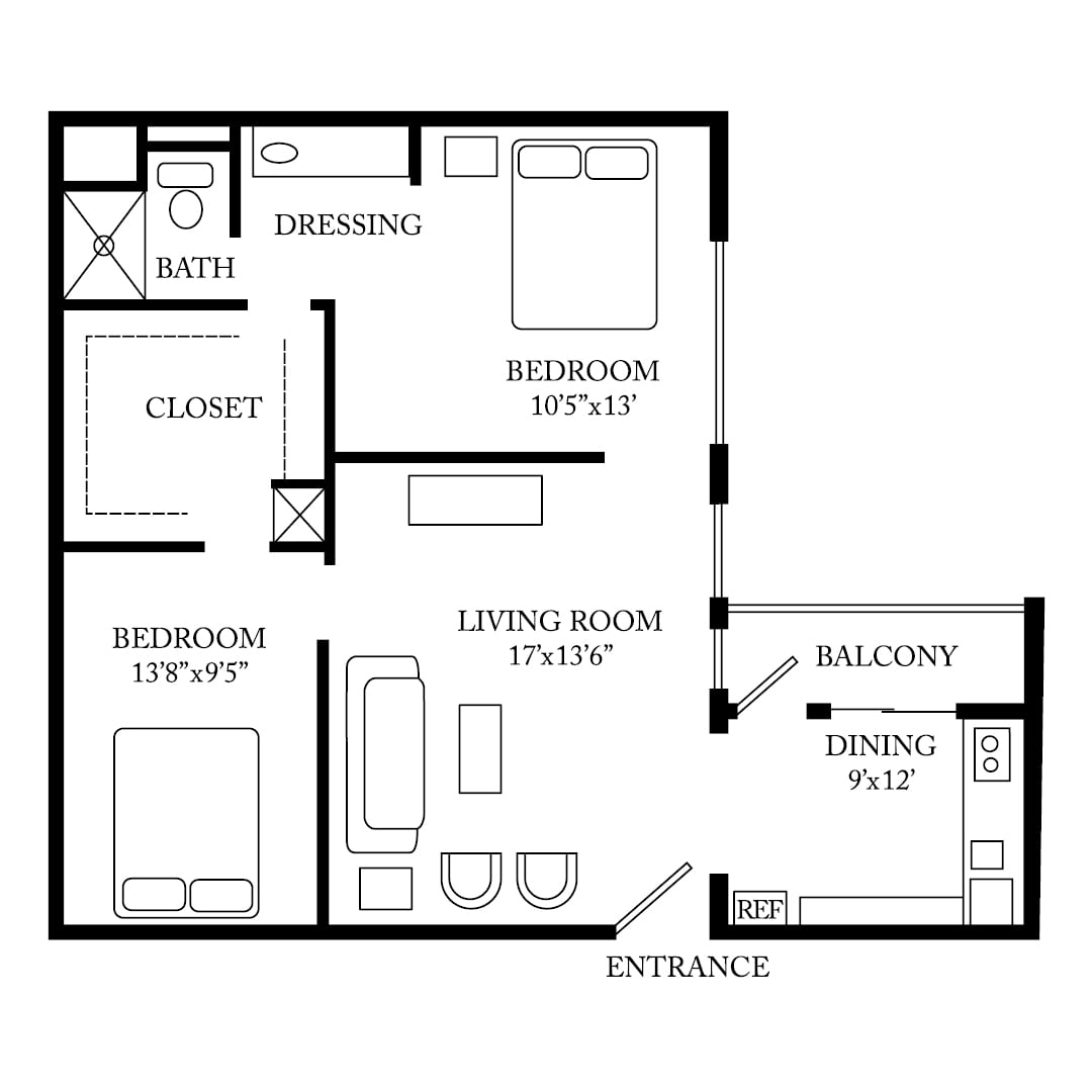 The Wilshire Floor Plan